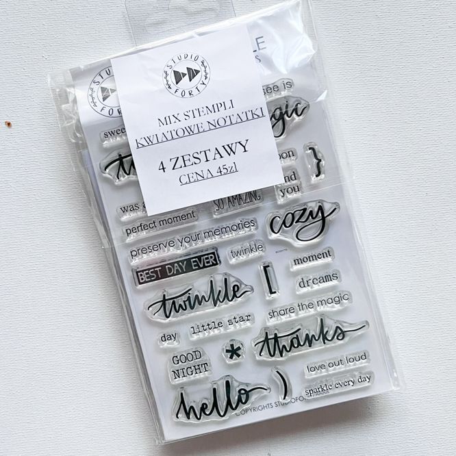 MIX STEMPLI - KWIATOWE NOTATKI