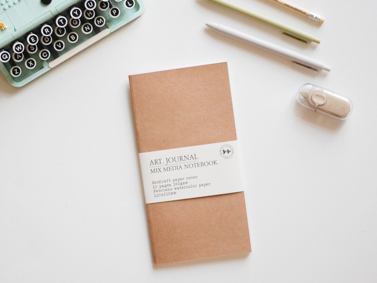 Notes Podróżnika - Art Journal-Journey  Notebook -Mixmedia kraft