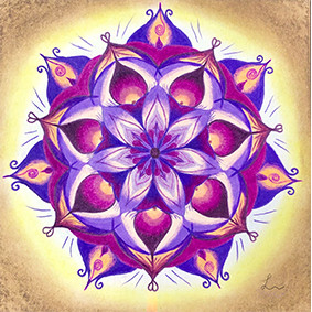 Lysel Mandala Artprint 'Ruimte Nemen' (vanaf prijs)