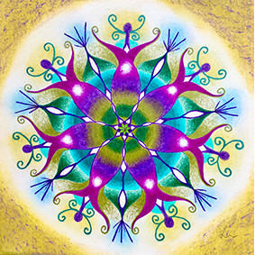 Lysel Mandala Artprint 'Passie' (vanaf prijs)