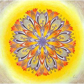 Lysel Mandala Artprint 'Vertrouwen' (vanaf prijs)