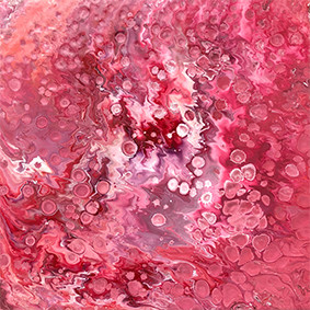 Lysel Acryl Art "Gevonden Overvloed" / "Abundance Found" 30x30