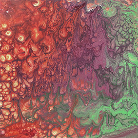 Lysel Acryl Art "Diep Verscholen" / "Hidden Deeply" 30x30