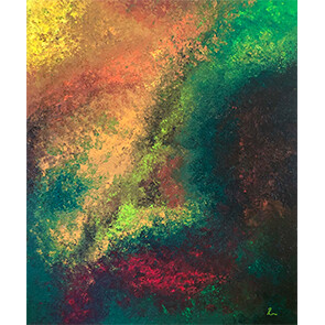 Lysel Acryl Art &quot;Ontwaken in de Herfst&quot; / &quot;Awakening in Autumn&quot; 100x120