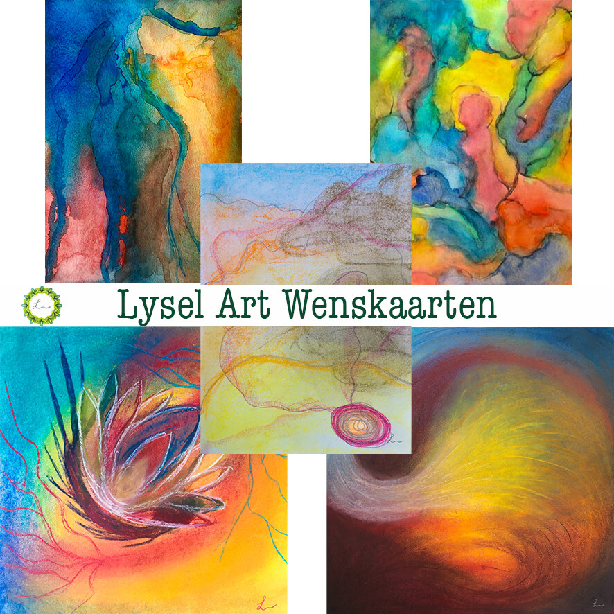 Lysel Art Wenskaarten Pastel (5 stuks)