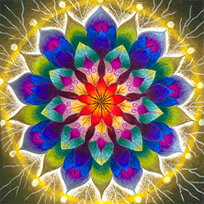 Lysel Mandala &#39;Wijsheid&#39; 15x15