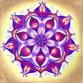 Lysel Mandala &#39;Ruimte Nemen&#39; 15x15