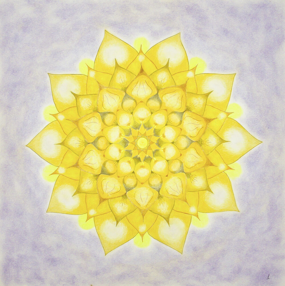 Lysel Mandala 'Power in het Licht' 50x50