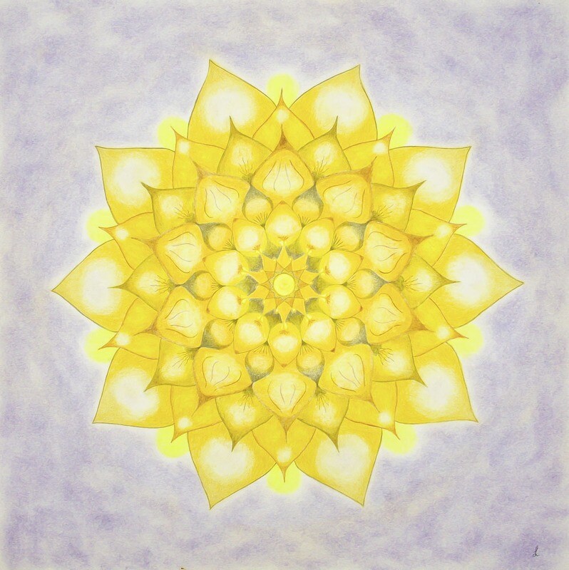 Lysel Mandala &#39;Power in het Licht&#39; 50x50
