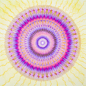 Lysel Mandala 'Het Inzicht' 50x50
