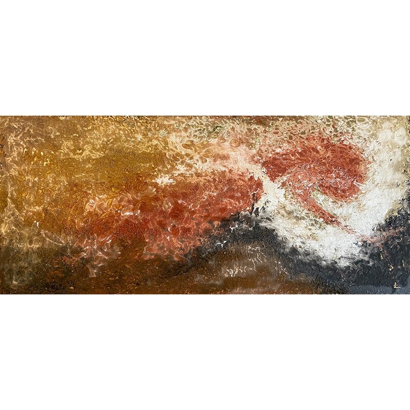 Lysel Leem Art &quot;Gedragen door Licht&quot; / &quot;Carried by Light&quot; 180x80