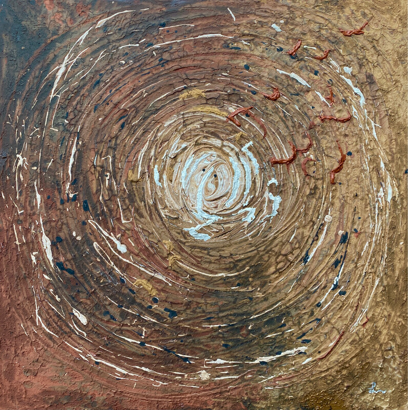 Lysel Leem Art &quot;Breek Uit&quot;/ &quot;Break Out&quot; 100x100