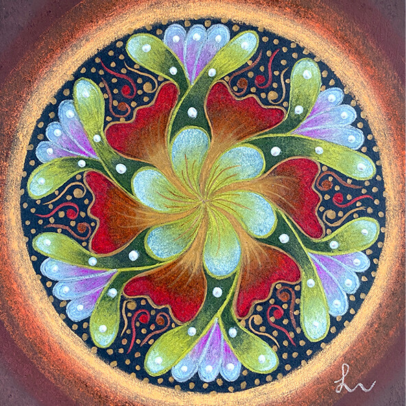 Lysel Mandala 'Heb het Leven Lief' 15x15