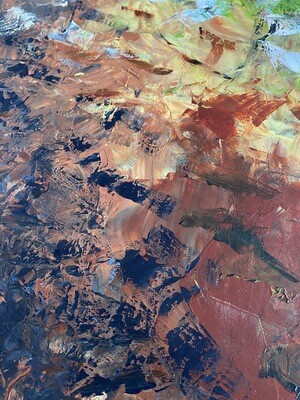 Lysel Acryl Art 'Dansende Ruimte' / 'Dancing Space' 150x100