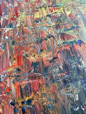 Lysel Acryl Art 'Blikverruiming' / 'Broadening of Vision' 100x100