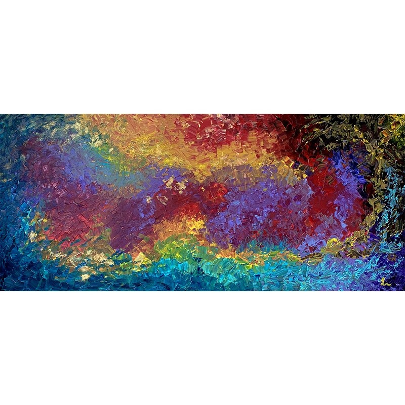 Lysel Art Acryl &#39;Draaiende Magie&#39; / &#39;Turning Magic&#39; 180x80