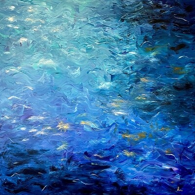 Lysel Acryl Art 'Zee Droom' / 'Ocean Dream' 150x150