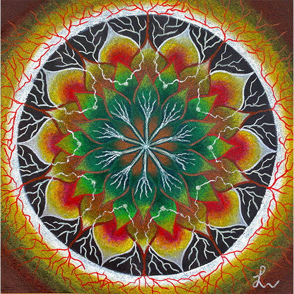Lysel Mandala 'Jouw Trilling'  (ook verkrijgbaar als afdruk op dibond)