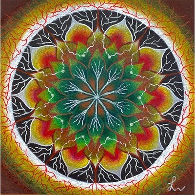 Lysel Mandala 'Jouw Trilling'  (ook verkrijgbaar als afdruk op dibond)