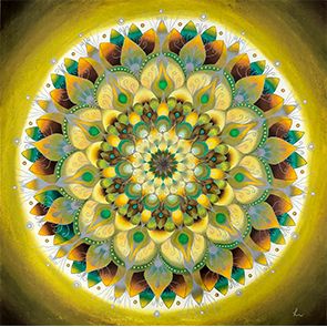 Lysel Mandala "Perfecte Imperfectie' (ook verkrijgbaar als afdruk op dibond)