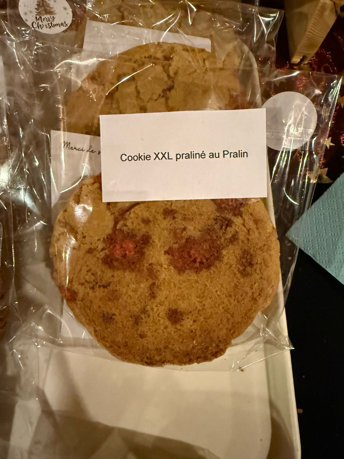 Cookie XXL au praliné