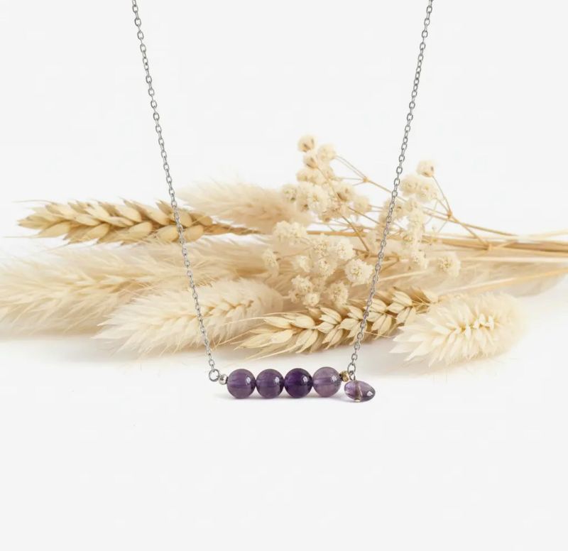 Ametyst Sølv Anheng