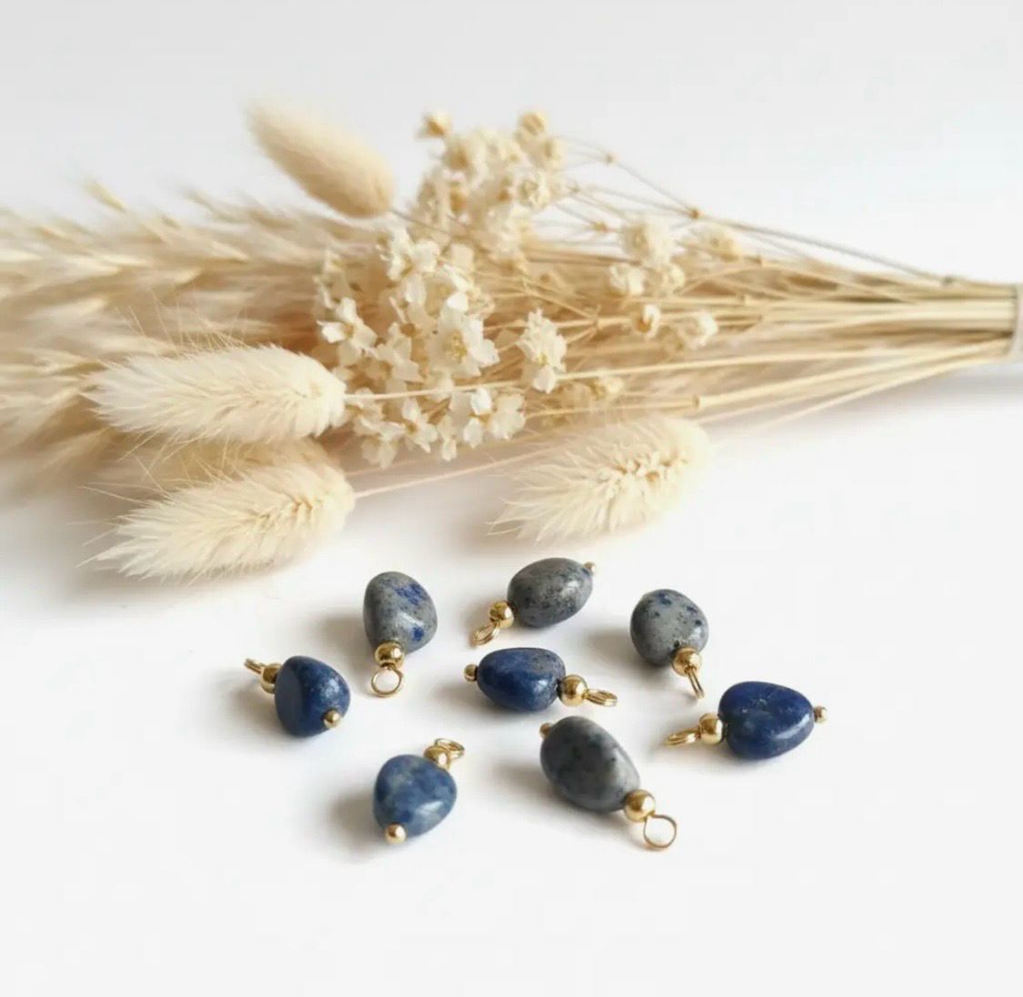 Ocean Blue Lapis lazuli Charm