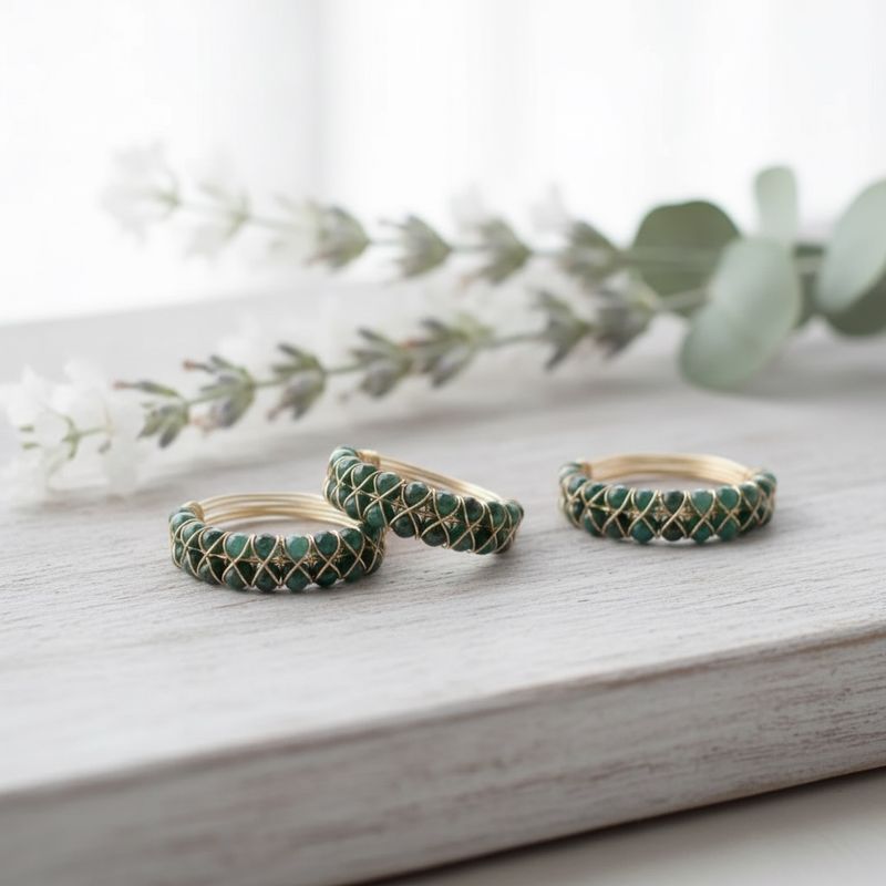 Garnet Stone Ring – Indian Agate