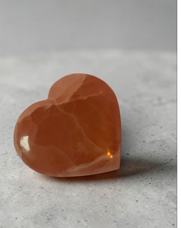 Rosenkvarts Hjerte XL