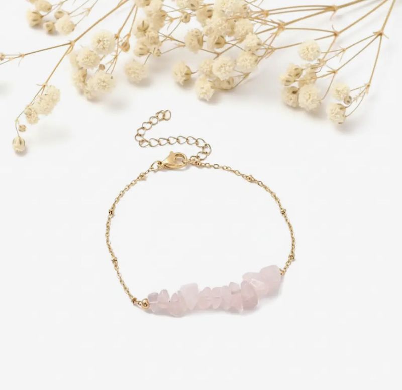 Rosenkvarts Armband