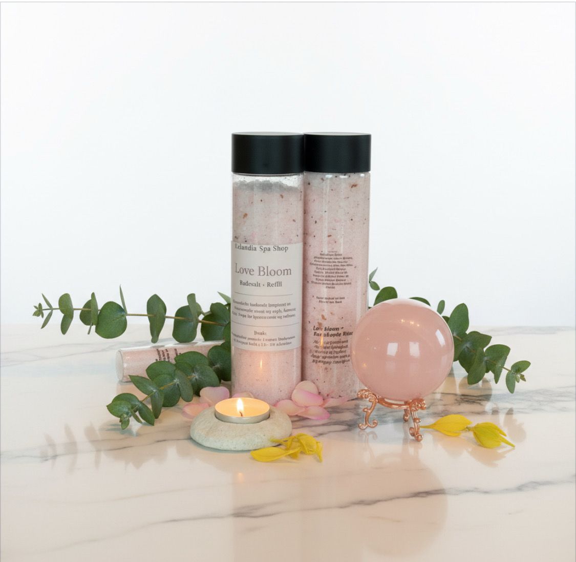 Love Bloom rosenkvarts Ritual 500 Gram