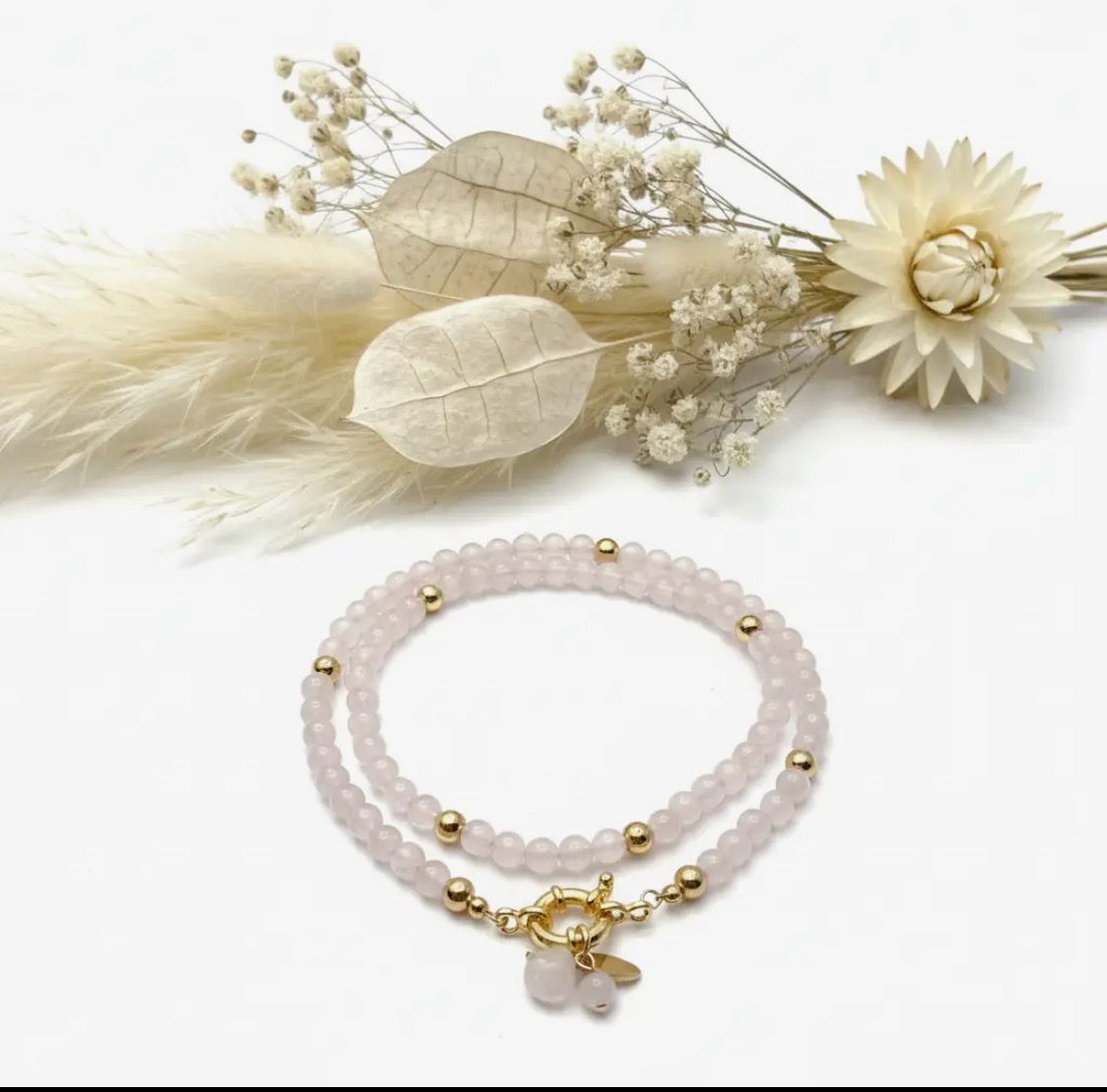 Love Necklace – rosenkvarts