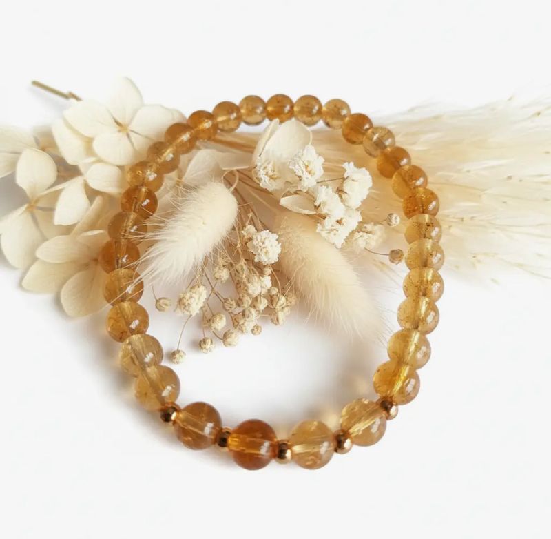 Golden Radiance Citrin Armband