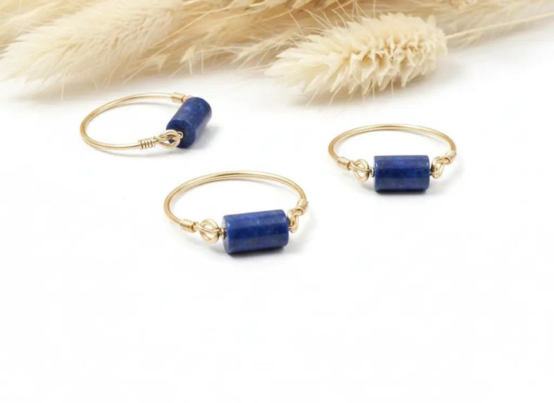 Lapis Lazuli Ring – Ocean Blue