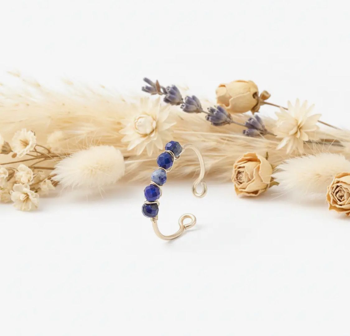 Truth Flow Ring – Lapis Lazuli