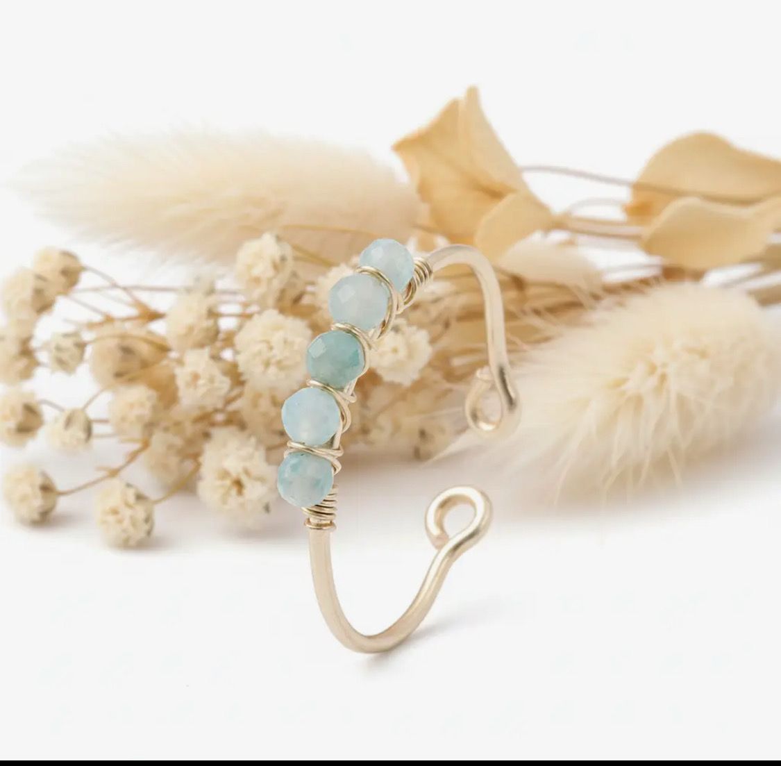 Amazonitt ring – ro &amp; balanse