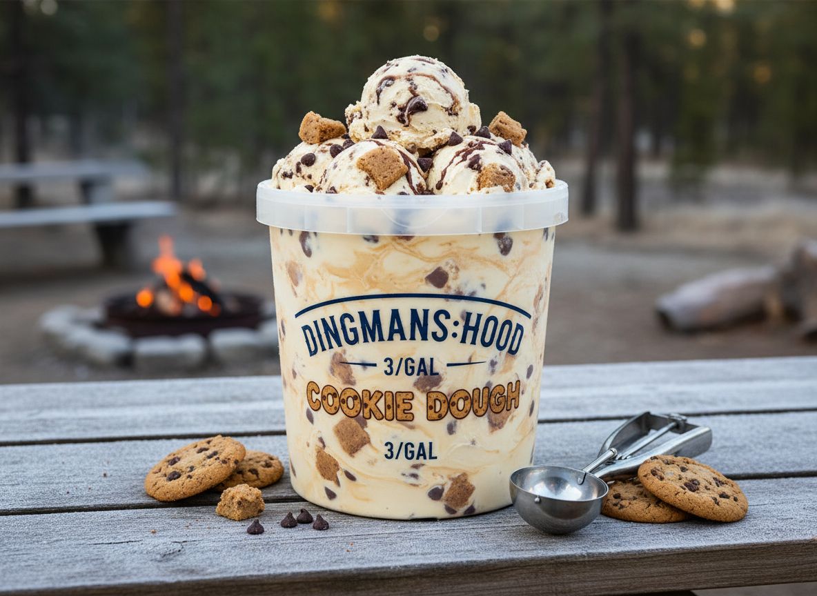 DINGMANS:HOOD 3/GAL COOKIE DOUGH