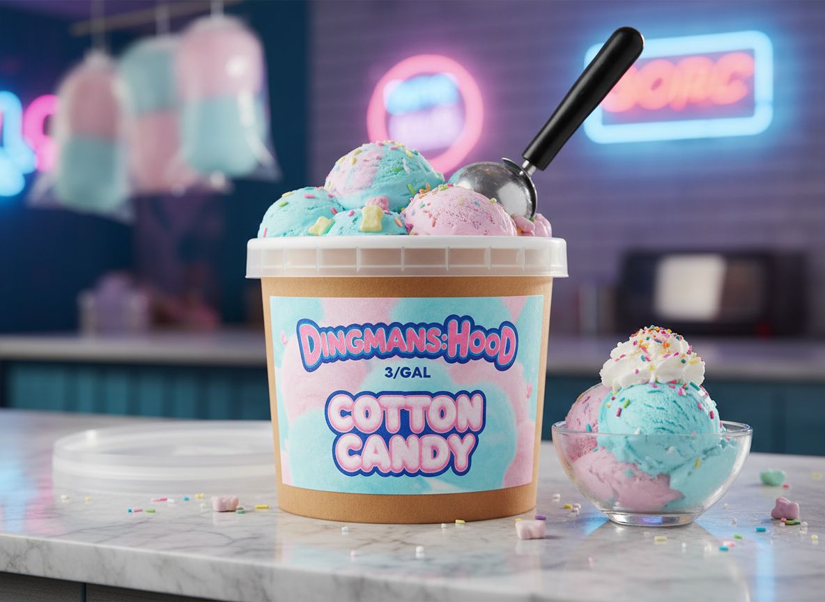 DINGMANS:HOOD 3/GAL COTTON CANDY