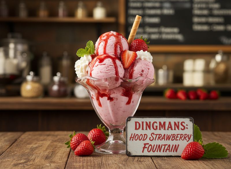DINGMANS:HOOD STRAWBERRY FOUNTAIN