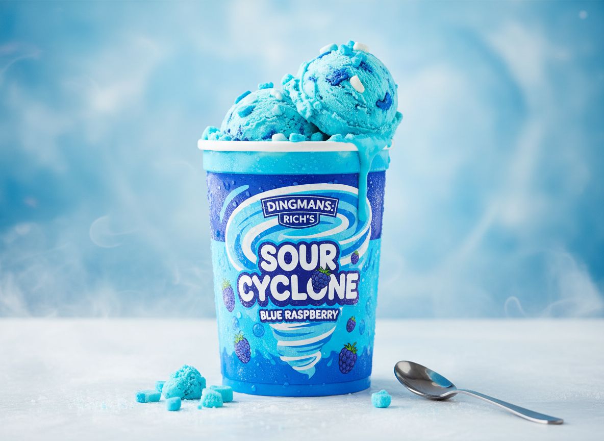 DINGMANS:RICH'S SOUR CYCLONE BLUE RASPBERRY