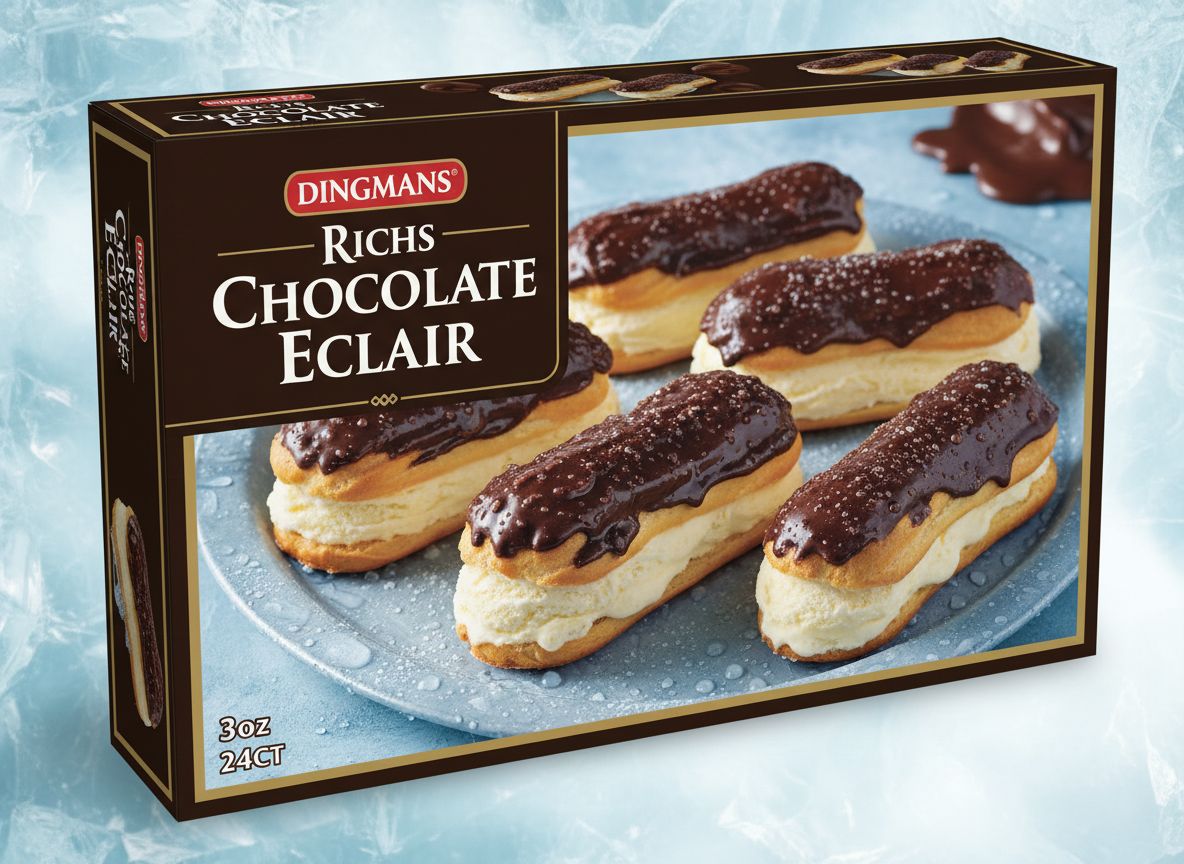 DINGMANS:RICHS CHOCOLATE ECLAIR 3oz 24CT