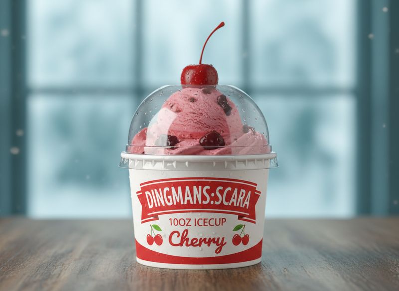 DINGMANS:SCARA�S 10OZ ICECUP CHERRY