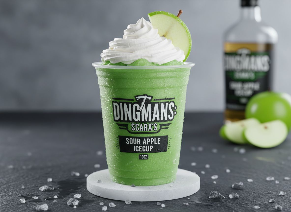DINGMANS:SCARA�S 10OZ ICECUP SOUR APPLE