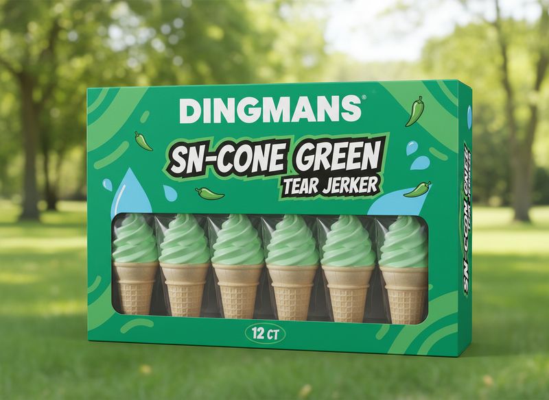 DINGMANS:SN-CONE GREEN TEAR JERKER 12CT