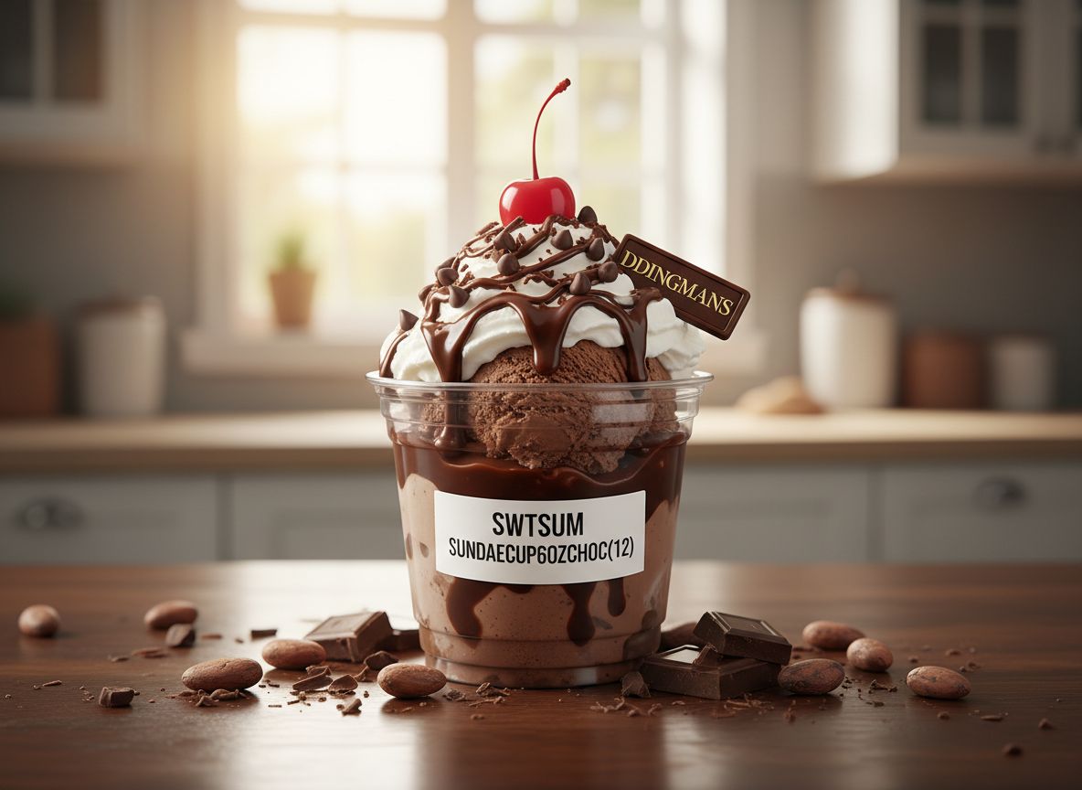 DINGMANS:SWTSUM SUNDAECUP6OZCHOC(12)