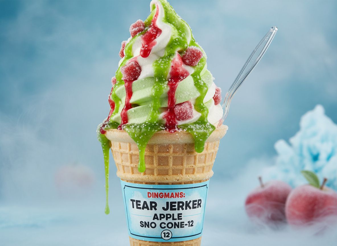 DINGMANS:TEAR JERKER APPLE SNO CONE-12