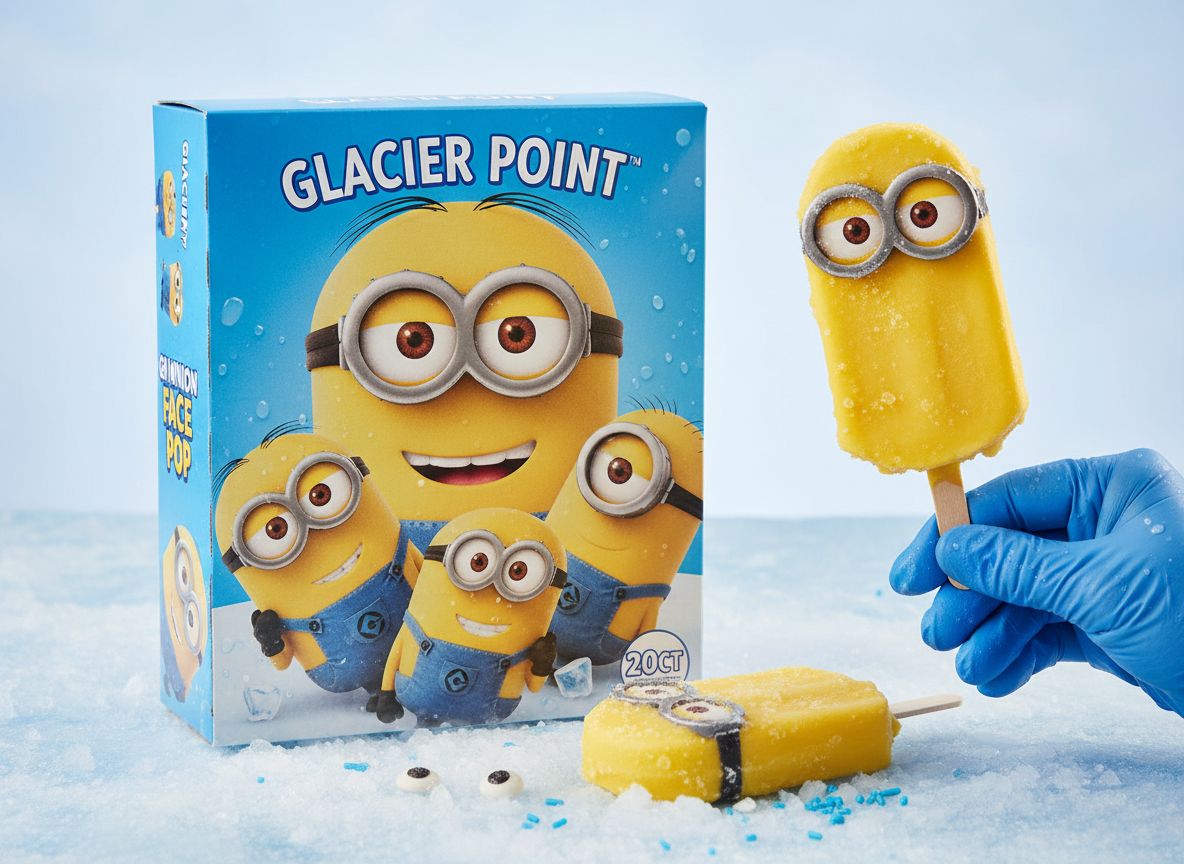 GLACIER POINT:GH MINION FACE POP 20CT