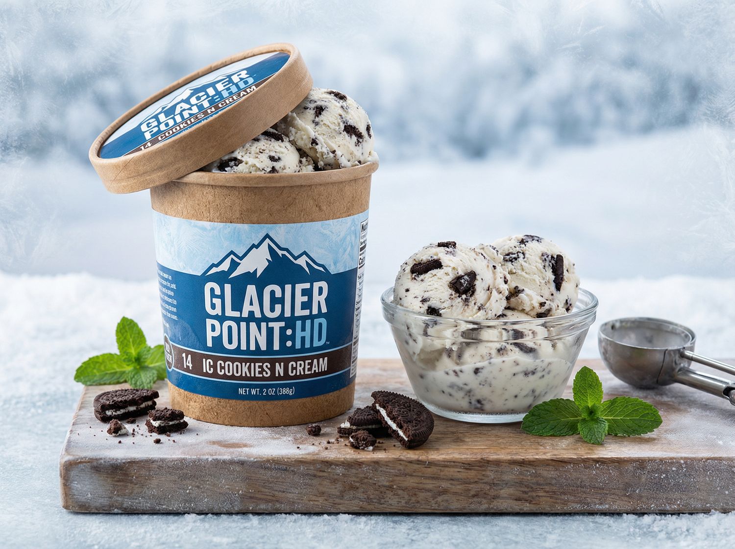 GLACIER POINT:HD 14 IC COOKIES N CREAM