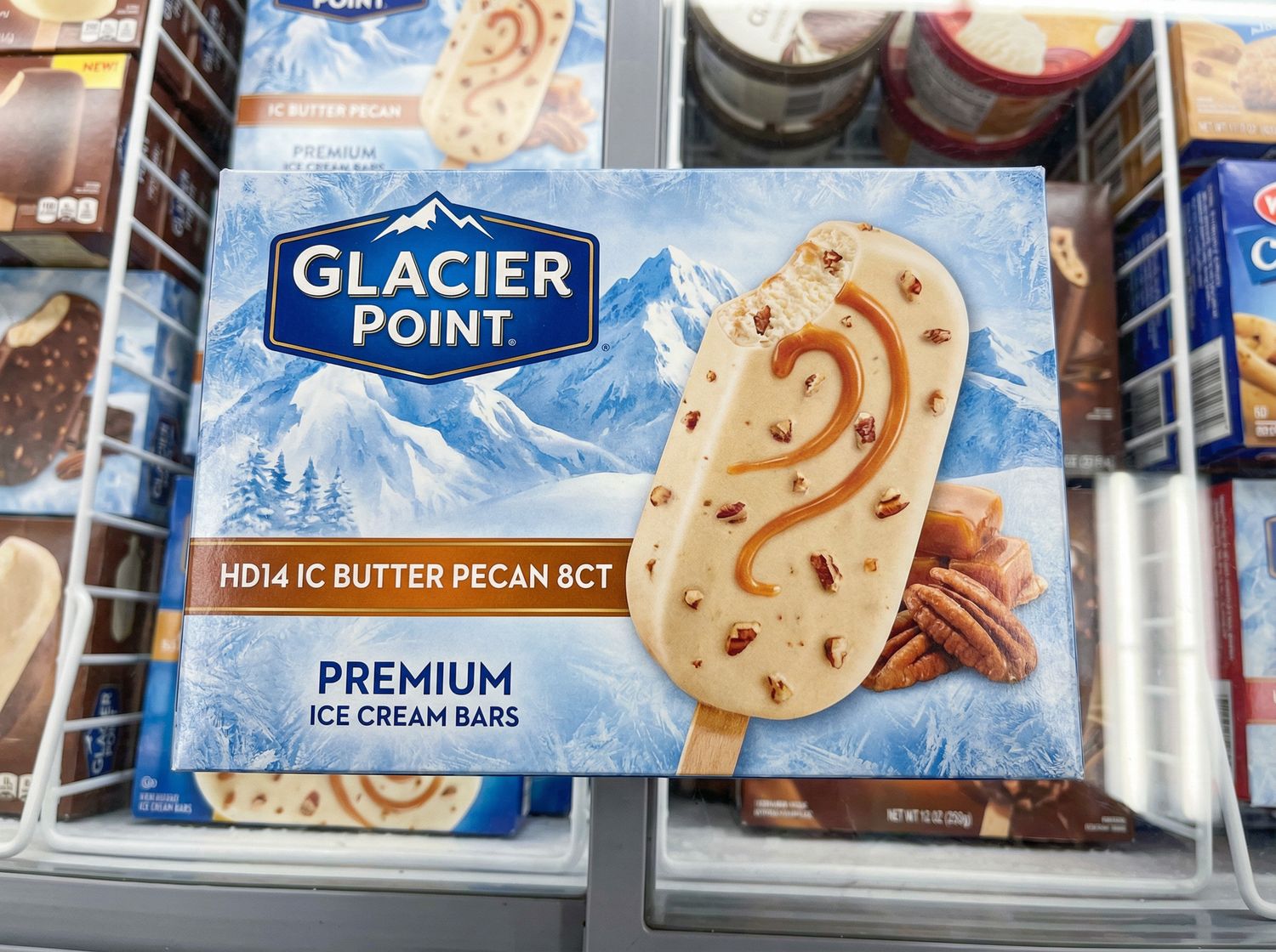 GLACIER POINT:HD14 IC BUTTER PECAN 8CT