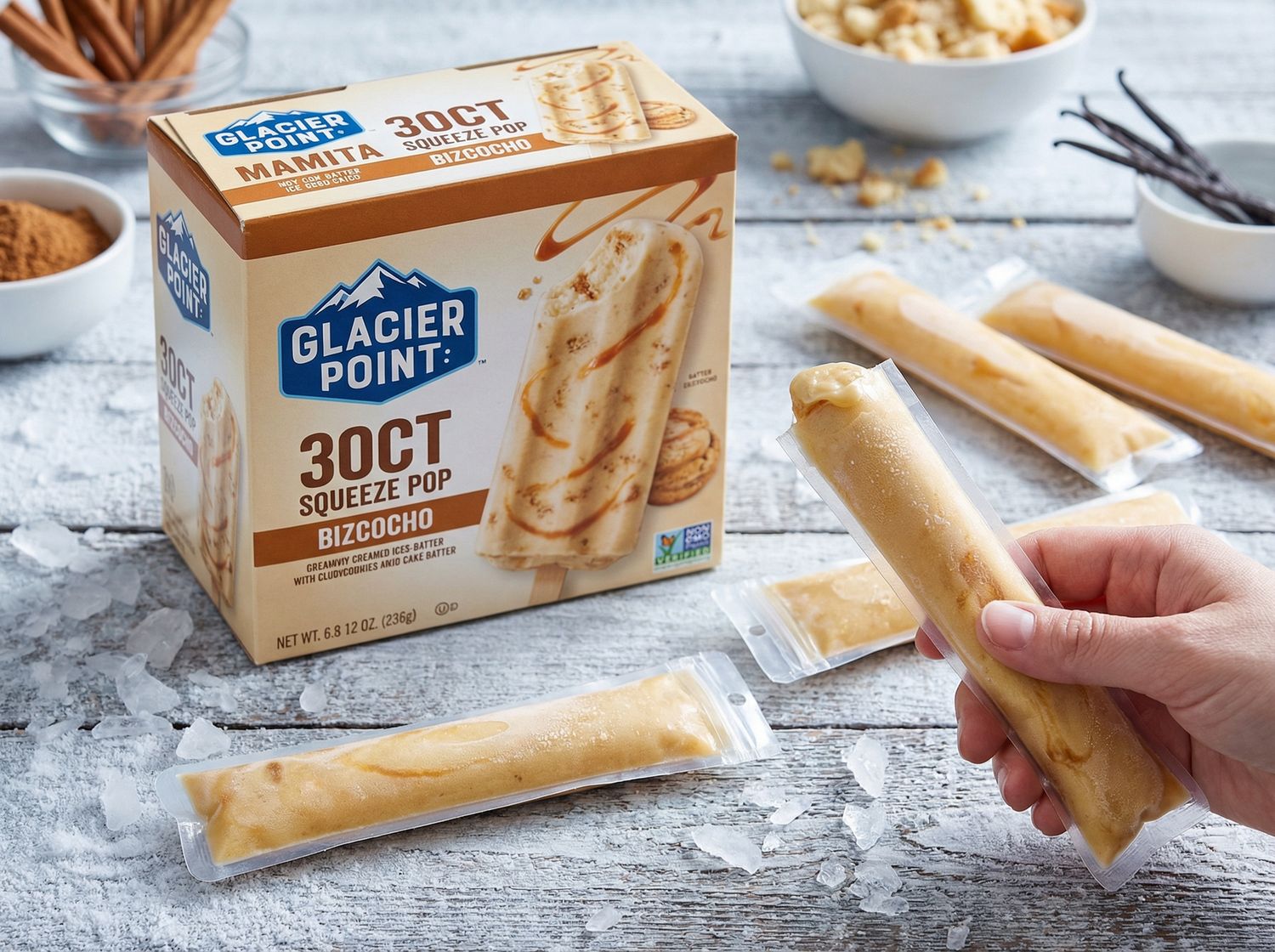 GLACIER POINT:MAMITA 30CT SQUEEZE POP BIZCOCHO